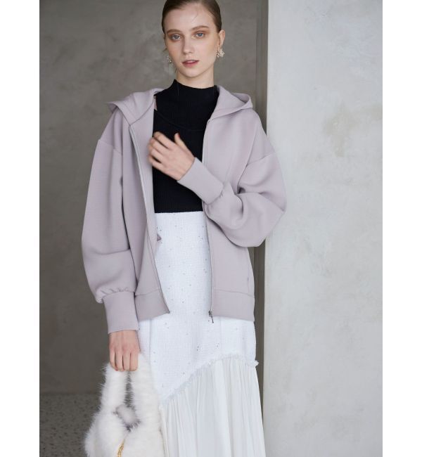 MERCURYDUO「ダンボールジップアップパーカ」|パーカー|