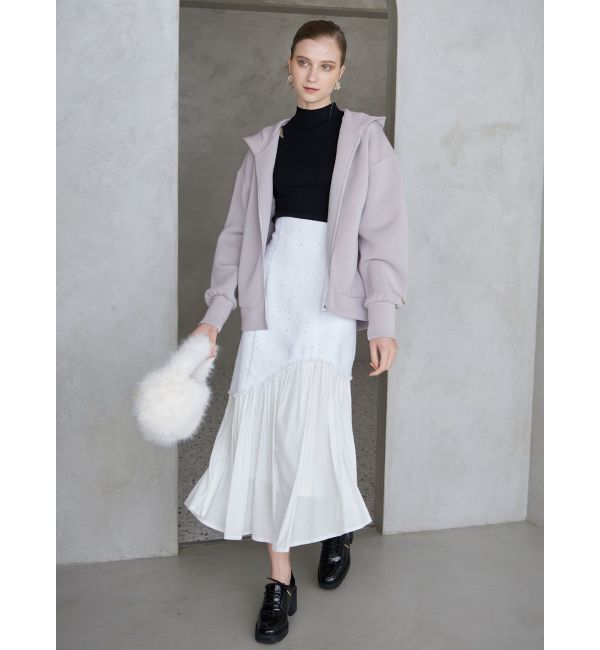 MERCURYDUO「ダンボールジップアップパーカ」|パーカー|