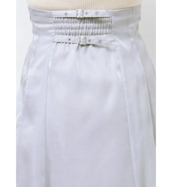 MERCURYDUO「バックルシアーフレアスカート」|スカート|