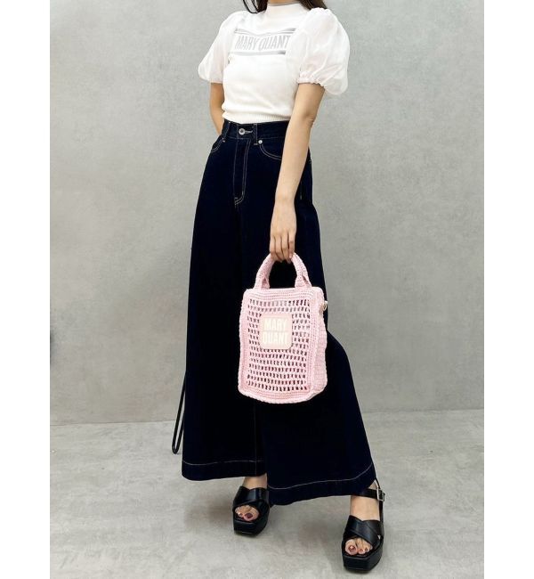 MERCURYDUO「【MARY QUANTコラボ】クロシェ風ロゴバッグ」|その他|