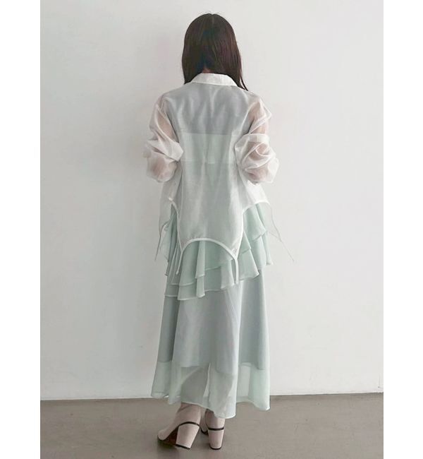 MERCURYDUO「ガーターデザインシャツ」|シャツ・ブラウス|