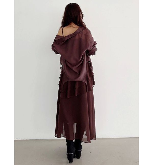 MERCURYDUO「ガーターデザインシャツ」|シャツ・ブラウス|