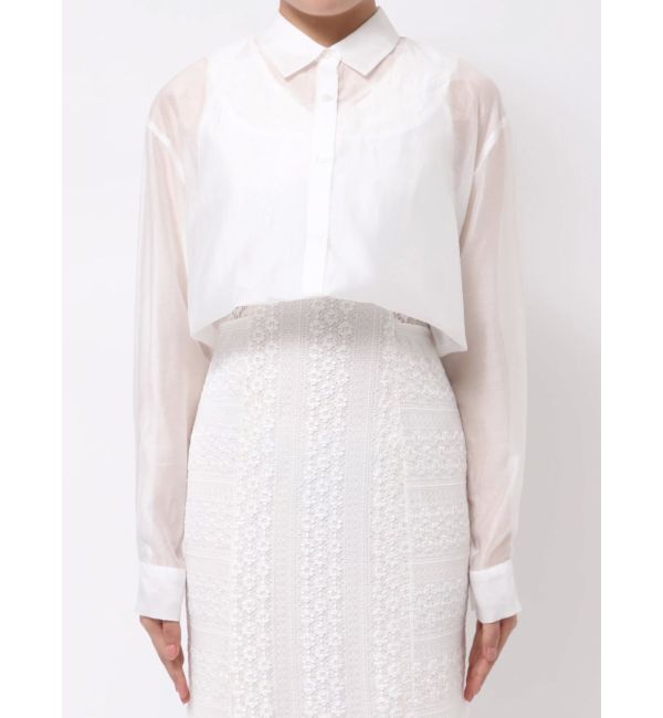 MERCURYDUO「ガーターデザインシャツ」|シャツ・ブラウス|