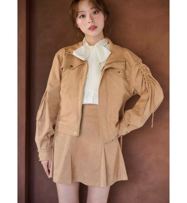 MERCURYDUO「シフォンラッフルフリルボウタイブラウス」|シャツ・ブラウス|