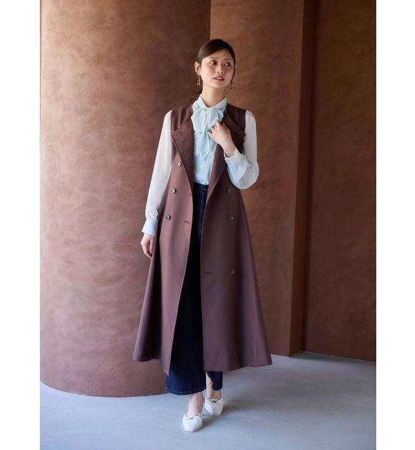 MERCURYDUO「シフォンラッフルフリルボウタイブラウス」|シャツ・ブラウス|