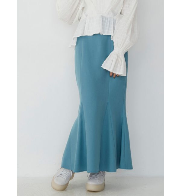 MURUA「ハイウエストマーメイドスカート」|スカート|ブルー