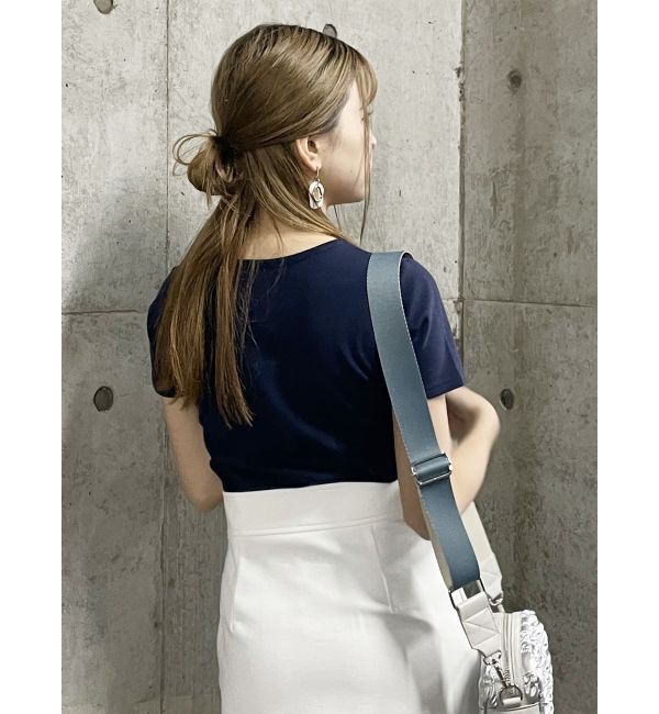 MURUA「ロゴクロップトTシャツ」|Tシャツ・カットソー|