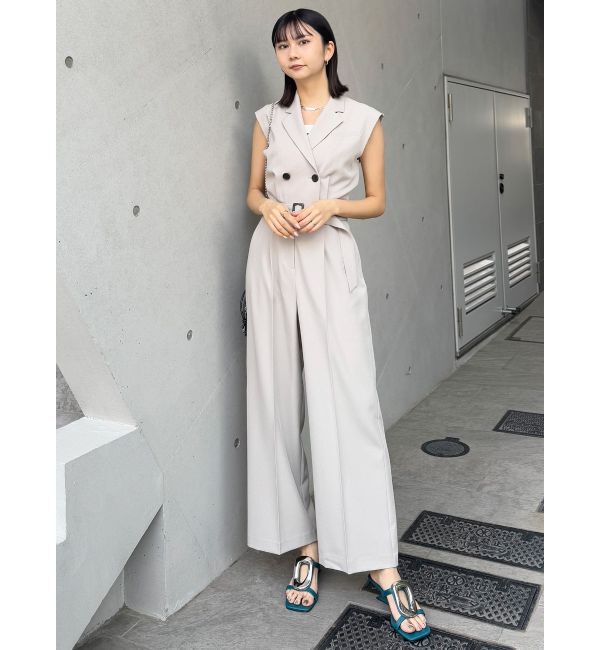 MURUA「テーラードノースリオールインワン」|オールインワン|