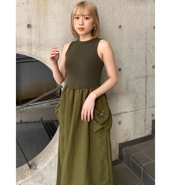 MURUA「ニットドッキングワンピース」|ワンピース|