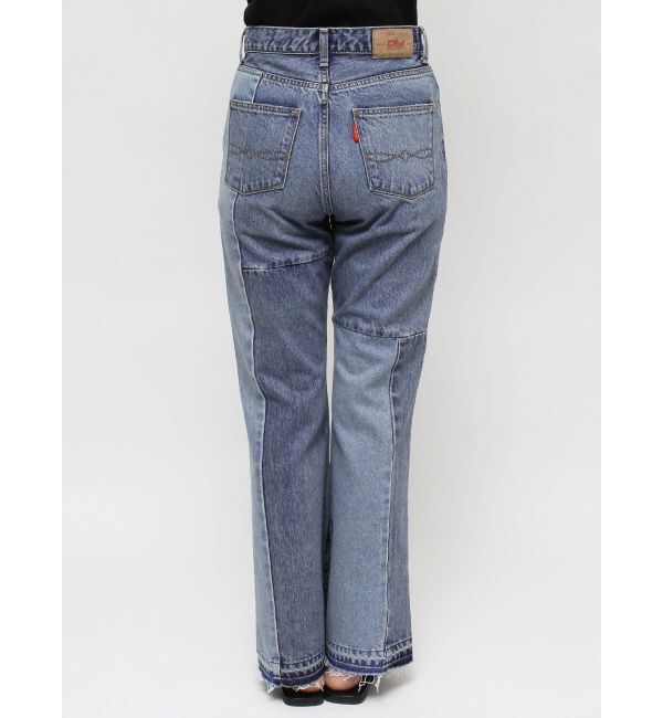 Ungrid「パッチワークフレアデニム」|デニム|