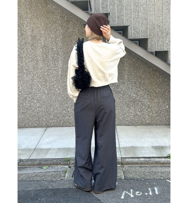 Ungrid「カットオフデザインラフタックパンツ」|その他|