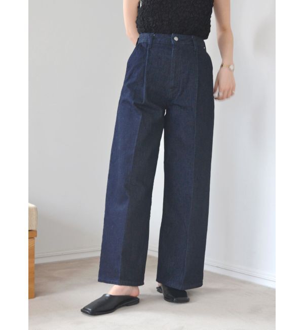 Ungrid「タックルーズデニム」|デニム|