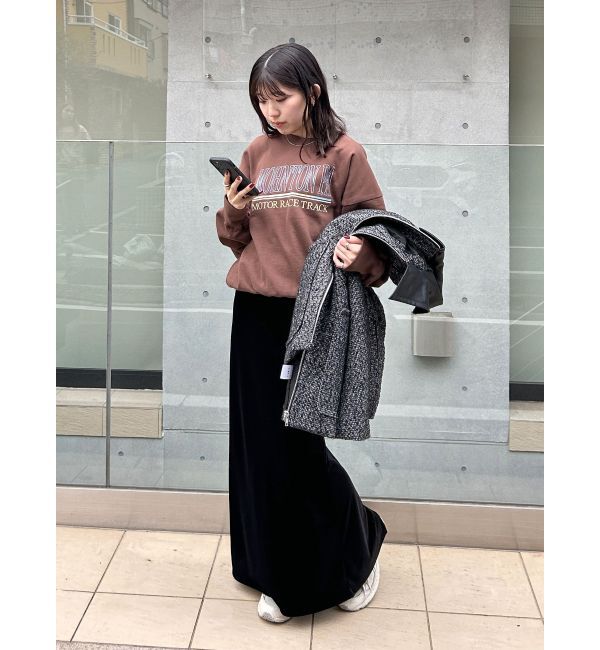 Ungrid「ジップデザインツイードブルゾン」|ブルゾン・スタジャン|