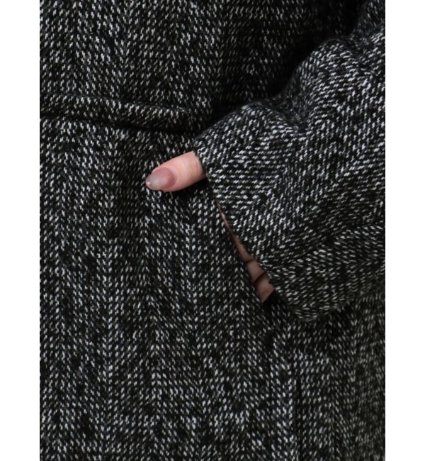 Ungrid「ジップデザインツイードブルゾン」|ブルゾン・スタジャン|