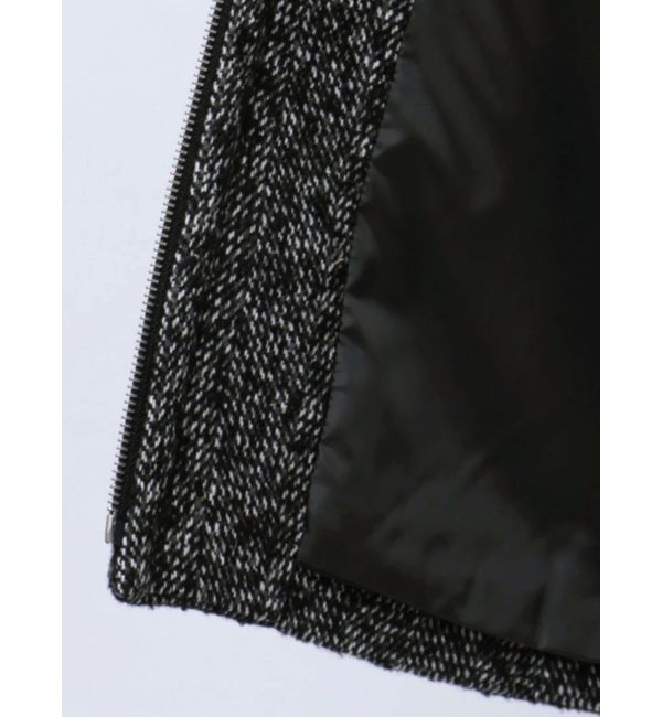 Ungrid「ジップデザインツイードブルゾン」|ブルゾン・スタジャン|