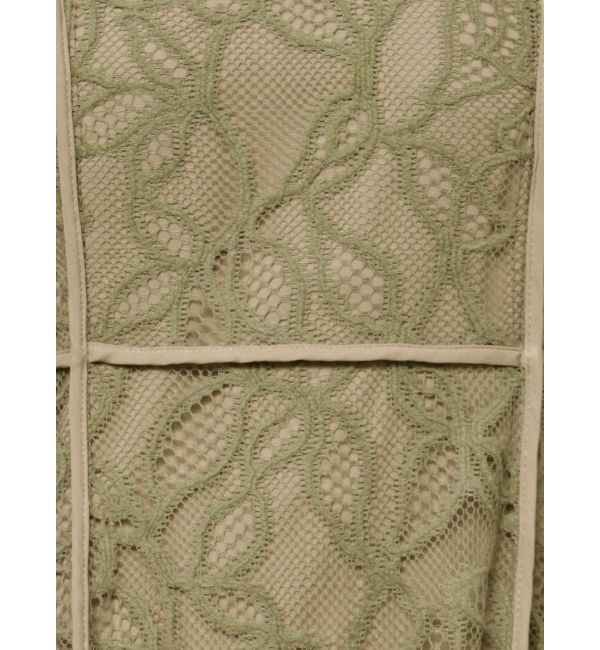 LAGUNAMOON「LADYパイピングビスチェレースワンピース」|ドレス|