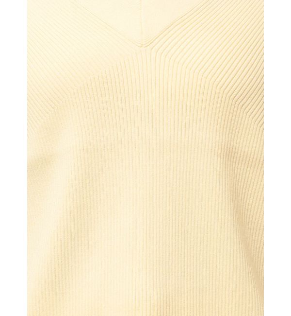 LAGUNAMOON「ダブルVネックニットプルオーバー」|ニット・セーター|