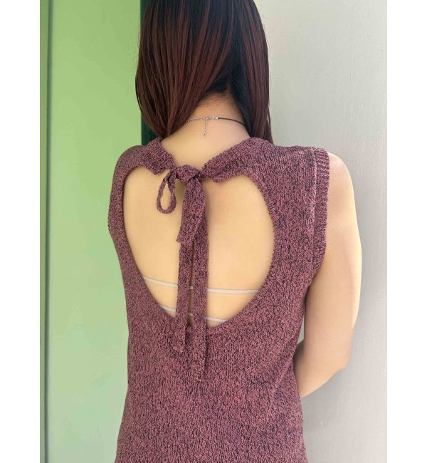 jouetie「バックオープンサマーニットワンピース」|ワンピース|