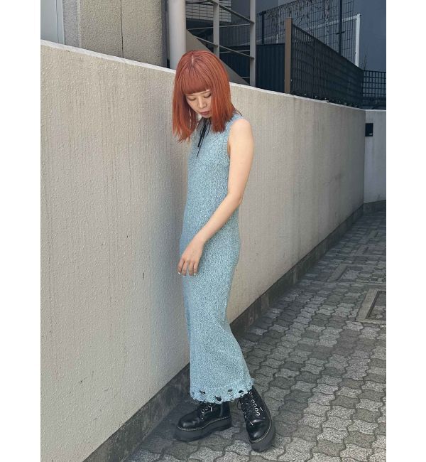 jouetie「バックオープンサマーニットワンピース」|ワンピース|