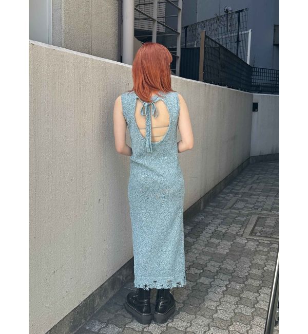 jouetie「バックオープンサマーニットワンピース」|ワンピース|