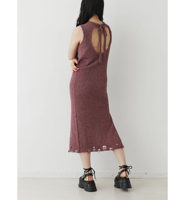 jouetie「バックオープンサマーニットワンピース」|ワンピース|