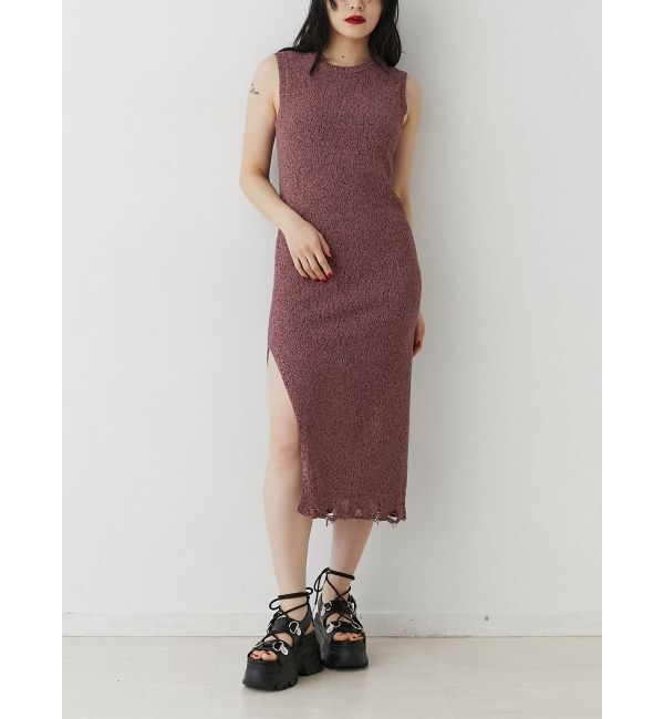 jouetie「バックオープンサマーニットワンピース」|ワンピース|