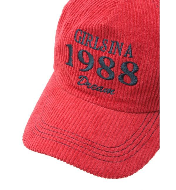 jouetie「コーデュロイロゴキャップ」|キャップ・キャスケット|