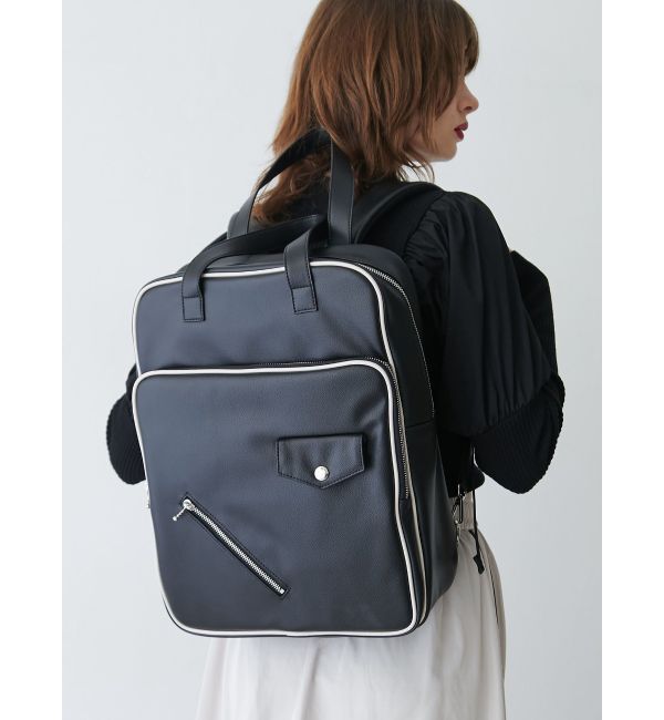 jouetie「パイピングレザーバックパック」|リュック|