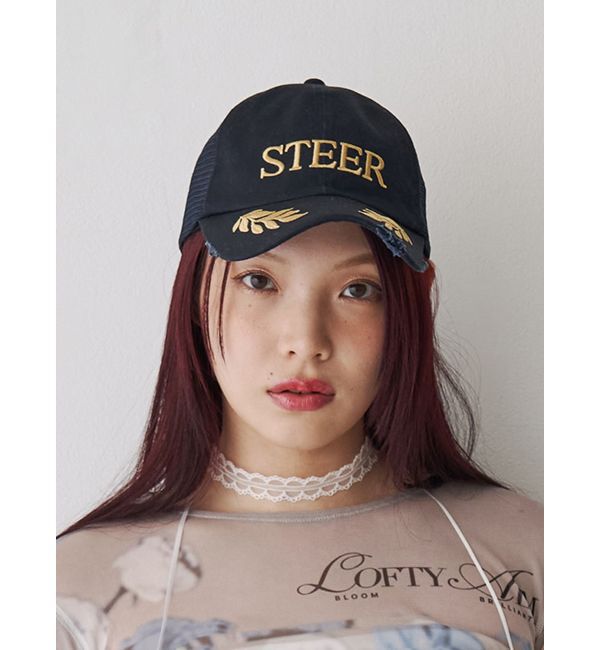 jouetie「ヴィンテージライクロゴメッシュキャップ」|キャップ・キャスケット|