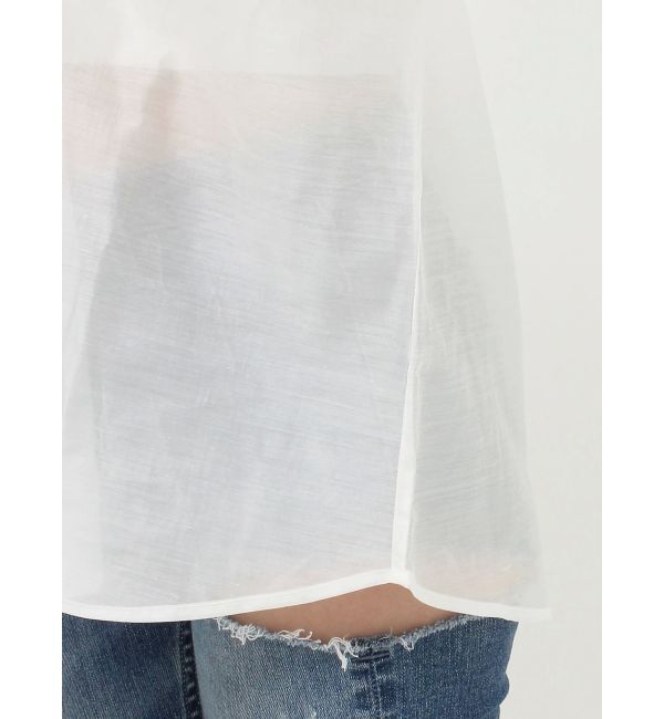 GYDA「3WAYショルダーOPENシアードッキングシャツ」|シャツ・ブラウス|