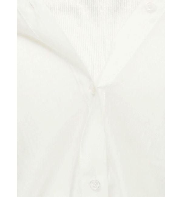 GYDA「3WAYショルダーOPENシアードッキングシャツ」|シャツ・ブラウス|