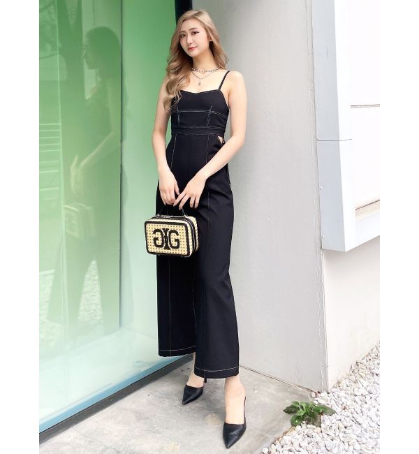 GYDA「サイドOPENワイドロンパース」|オールインワン|