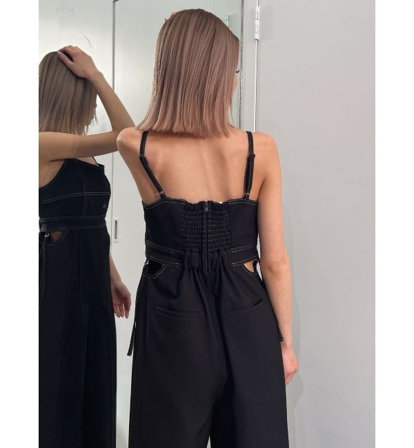 GYDA「サイドOPENワイドロンパース」|オールインワン|