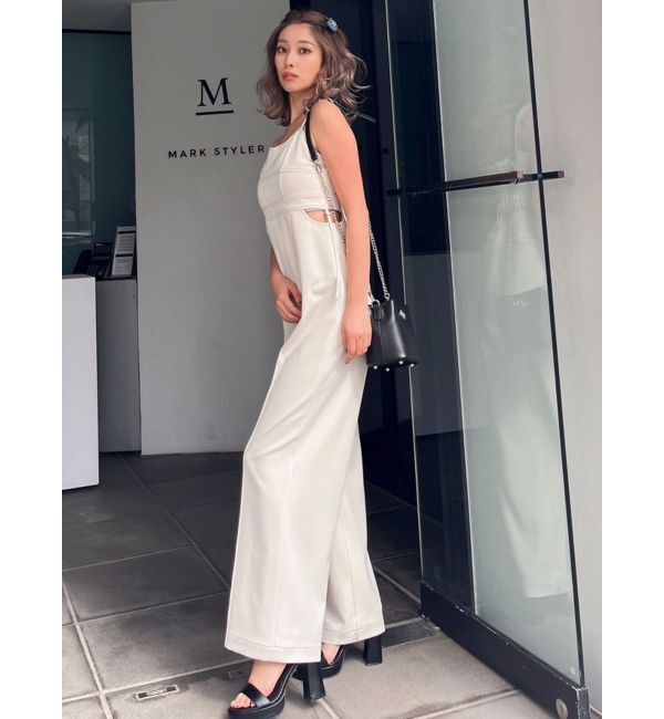 GYDA「サイドOPENワイドロンパース」|オールインワン|