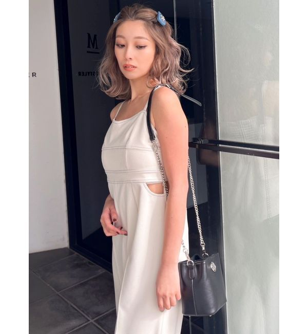 GYDA「サイドOPENワイドロンパース」|オールインワン|