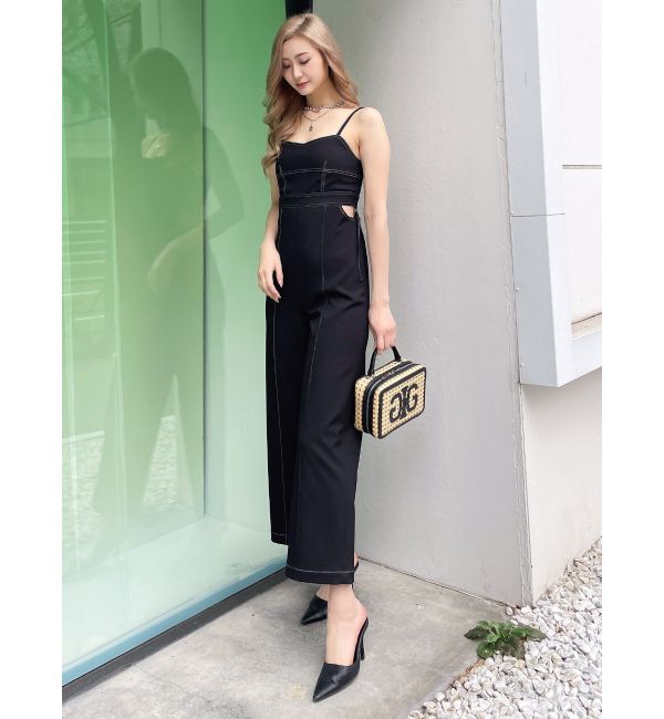 GYDA「サイドOPENワイドロンパース」|オールインワン|