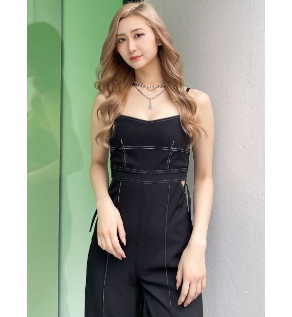 GYDA「サイドOPENワイドロンパース」|オールインワン|