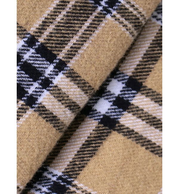 GYDA「ドロップショルダーCHECKシャツ【SETUP着用可】」|シャツ・ブラウス|