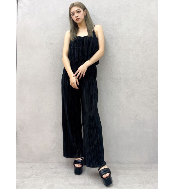 GYDA「サテンプリーツワイドパンツ【SETUP着用可】」|その他|
