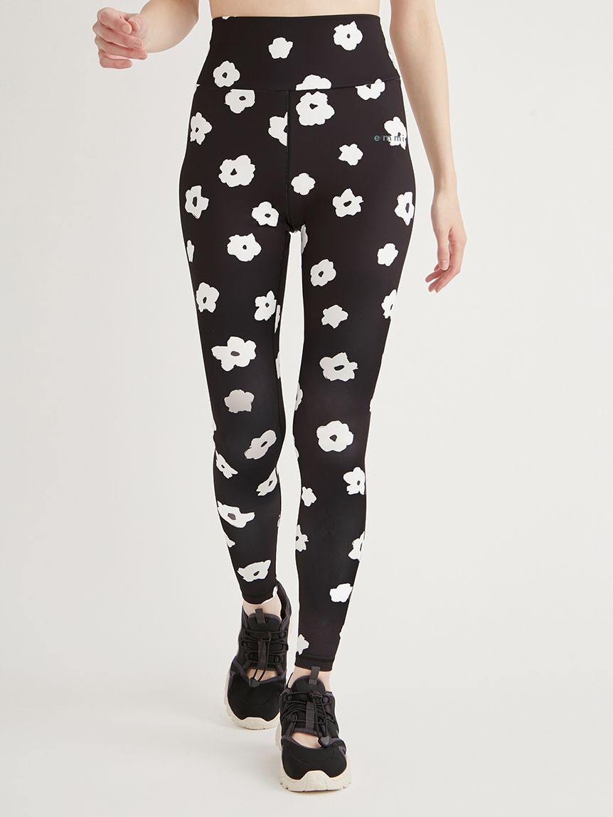 emmi yoga「カモミール柄レギンス」|スカート|