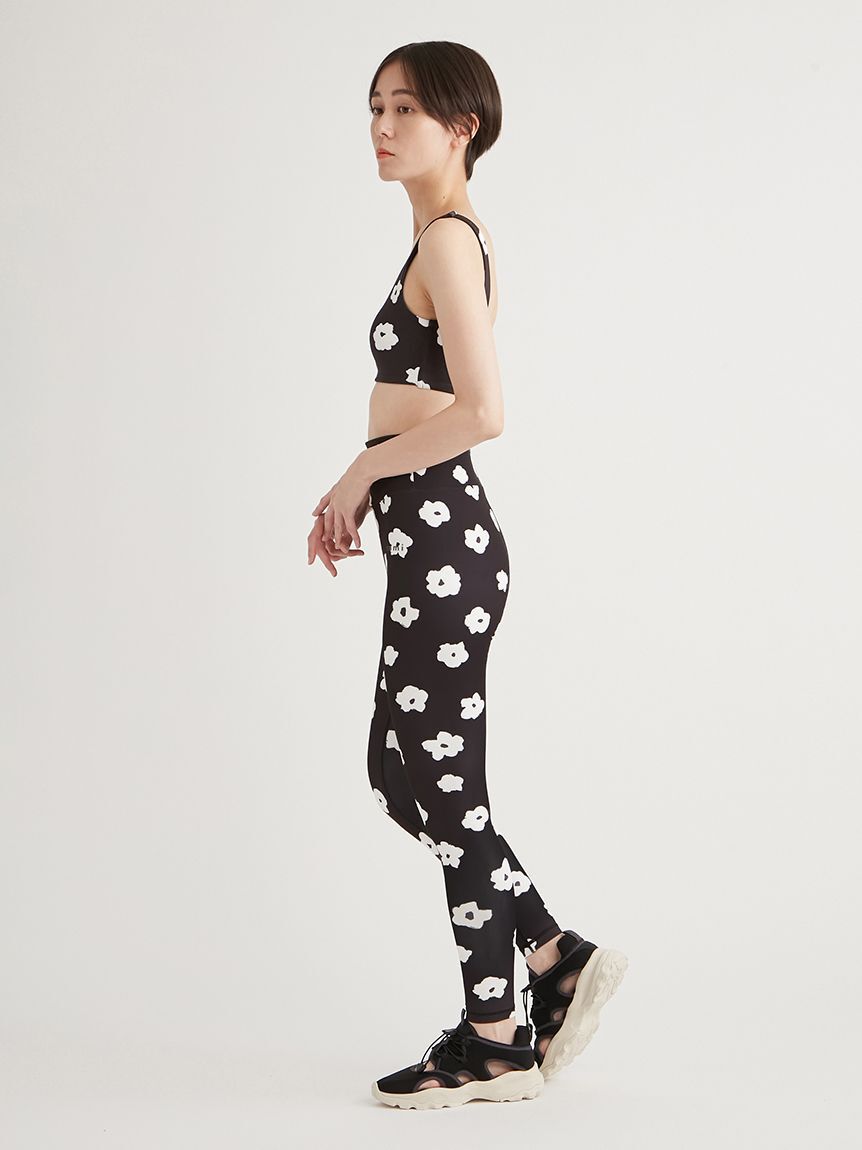 emmi yoga「カモミール柄レギンス」|スカート|