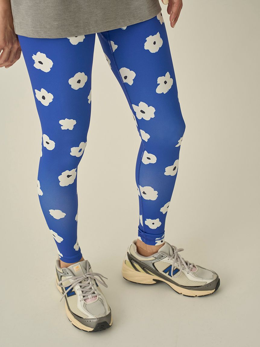 emmi yoga「カモミール柄レギンス」|スカート|