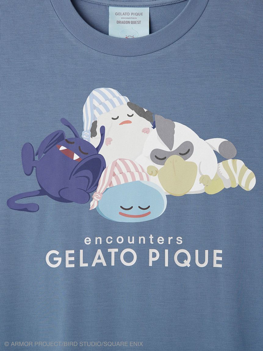 GELATO PIQUE HOMME「【ドラゴンクエスト】【メンズ】スリーピングモンスターワンポイントロンT」|ルームウェア|