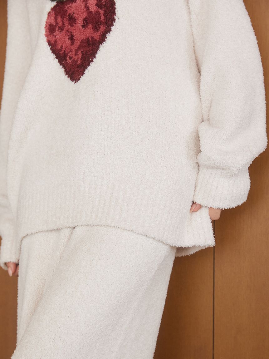 gelato pique「メランジストロベリージャガードプルオーバー」|ルームウェア|