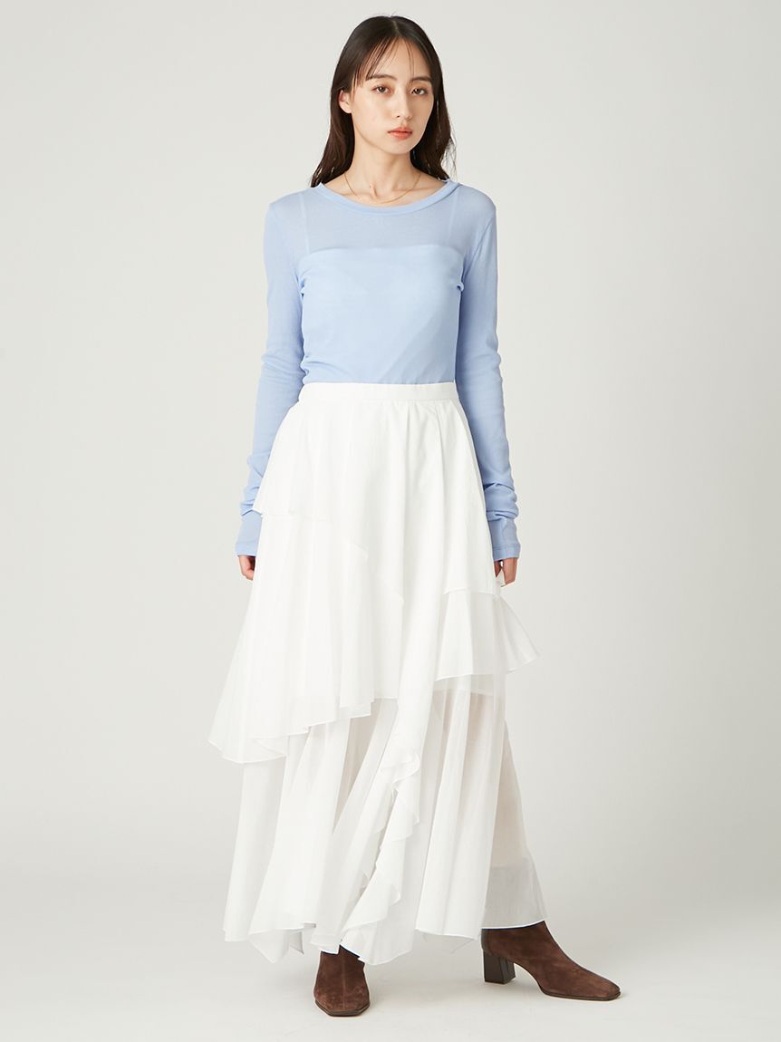 FRAY I.D「シアーカットソー」|Tシャツ・カットソー|