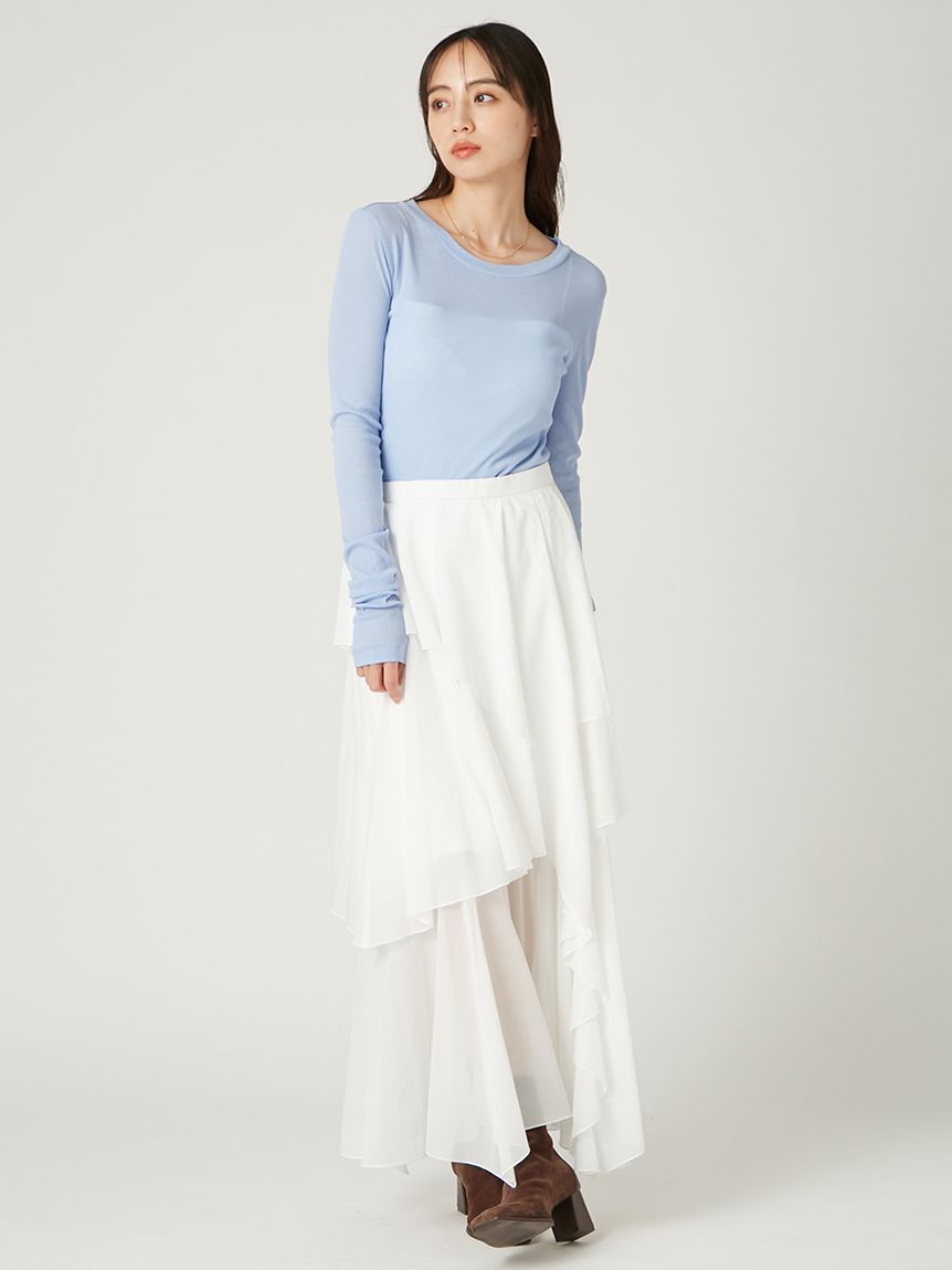 FRAY I.D「シアーカットソー」|Tシャツ・カットソー|