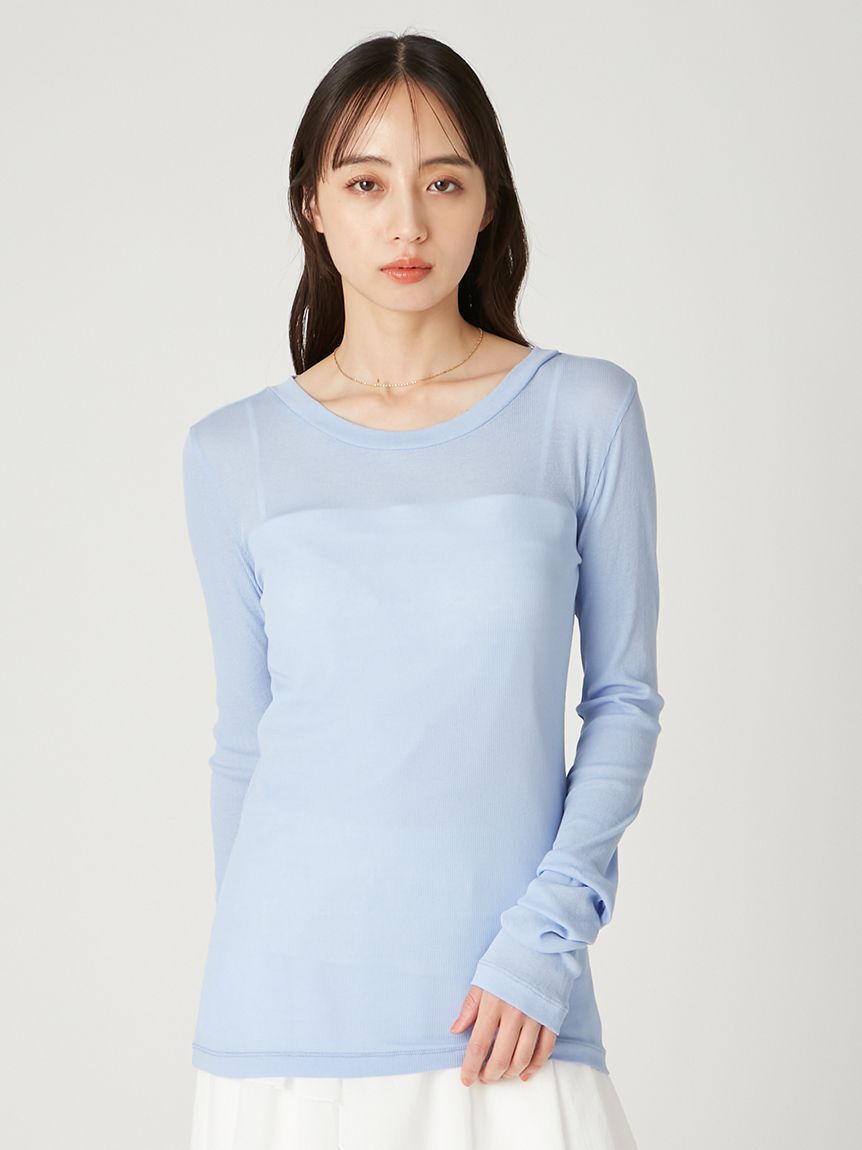 FRAY I.D「シアーカットソー」|Tシャツ・カットソー|