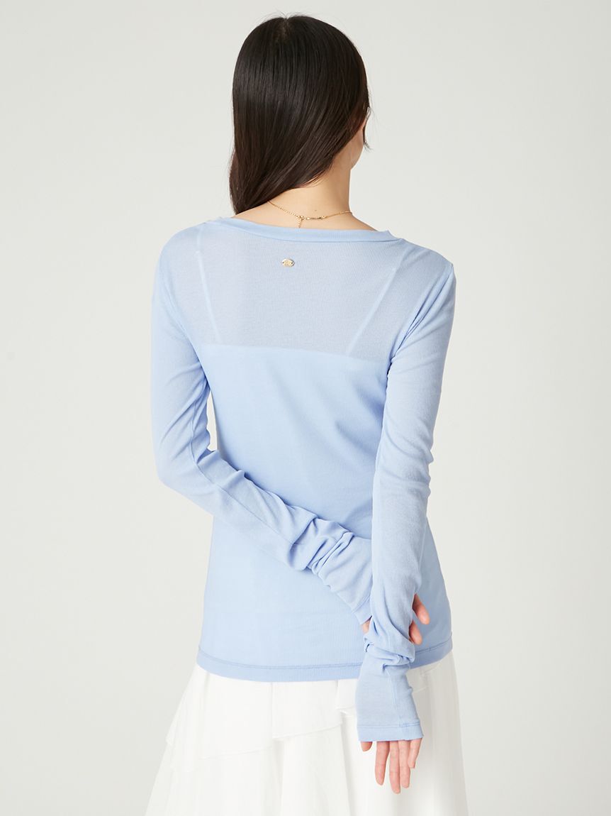 FRAY I.D「シアーカットソー」|Tシャツ・カットソー|