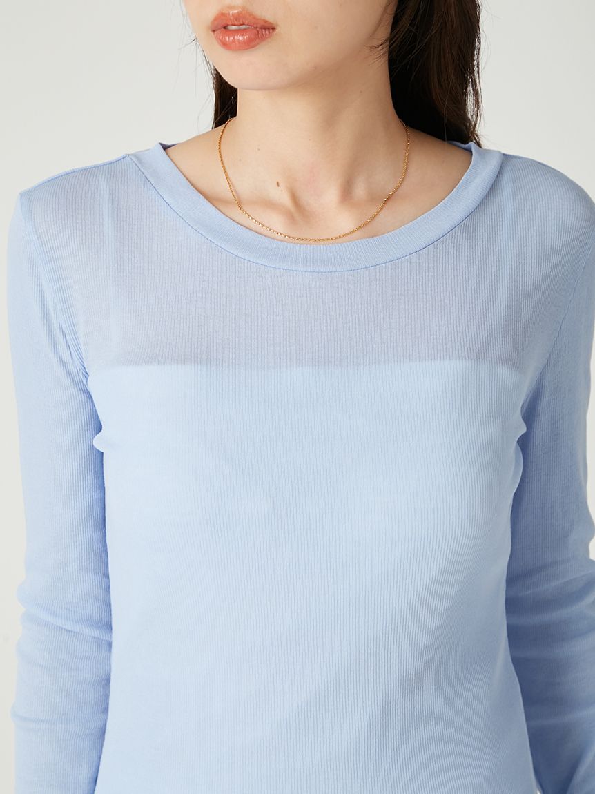 FRAY I.D「シアーカットソー」|Tシャツ・カットソー|