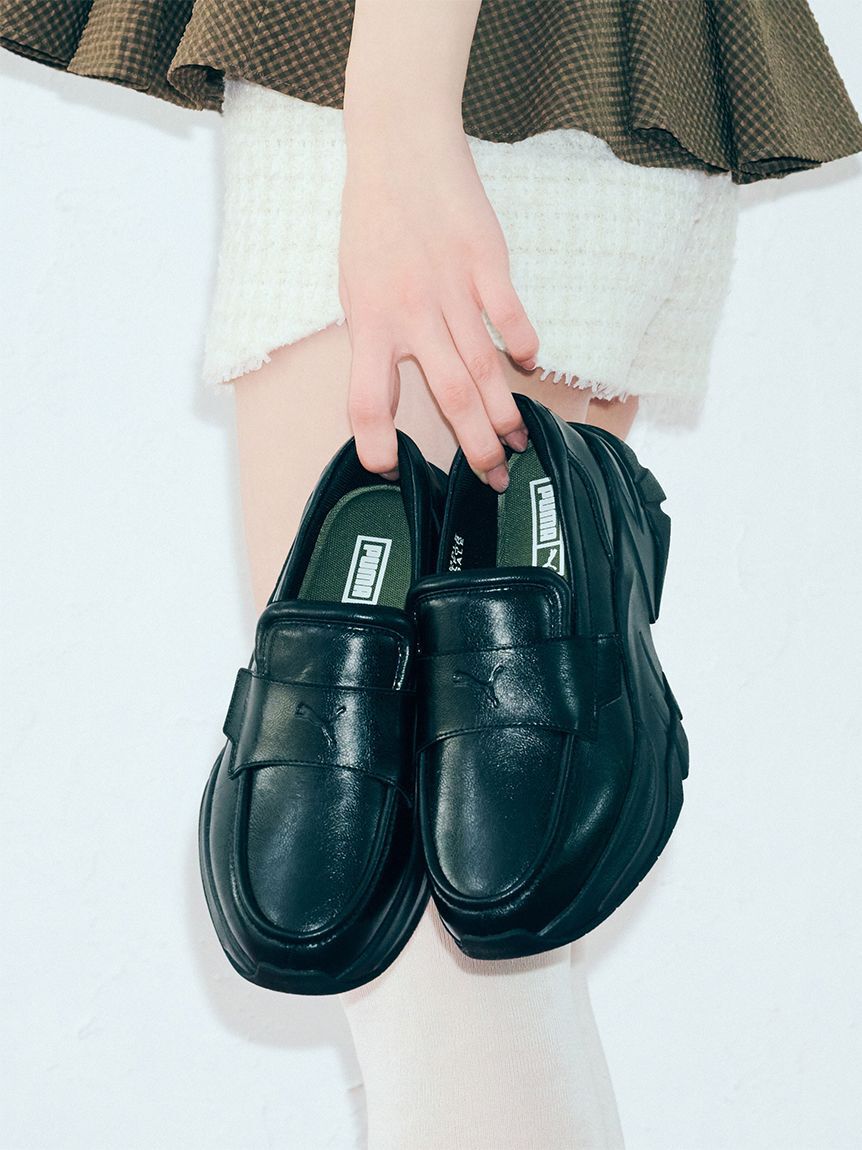LILY BROWN「【LILY BROWN&times;PUMA】LOAFYR」|パンプス|BLK